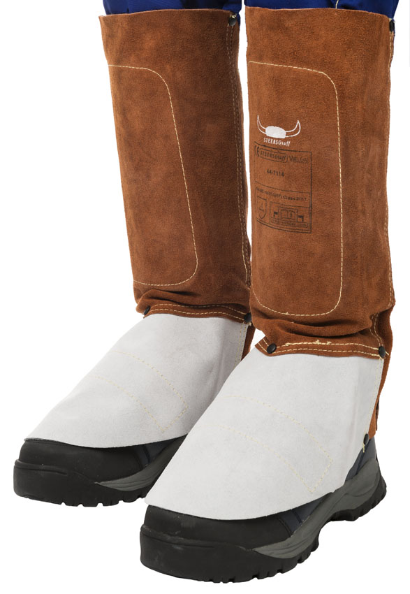 Weldas Lava Brown spalt Rindleder Gamaschen