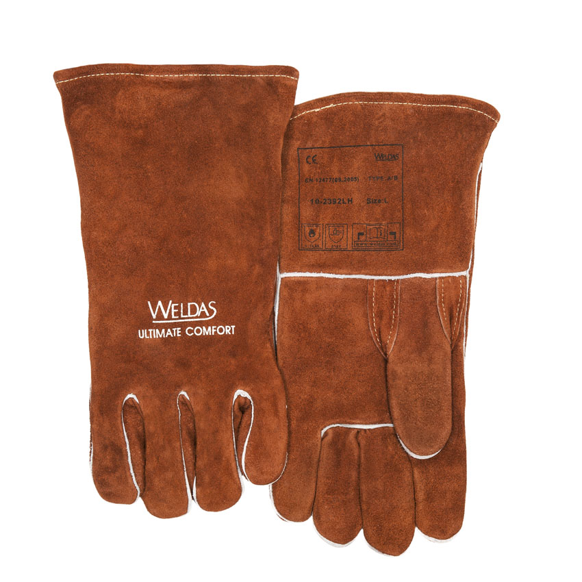 Weldas MIG/MAG-Schweißerhandschuh braun Gr.XL