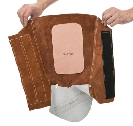 Weldas Lava Brown spalt Rindleder Gamaschen