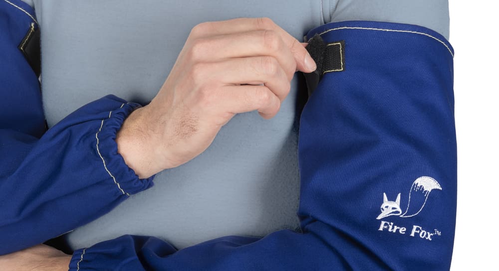 Weldas Schweißer Armschoner Fire Fox blau